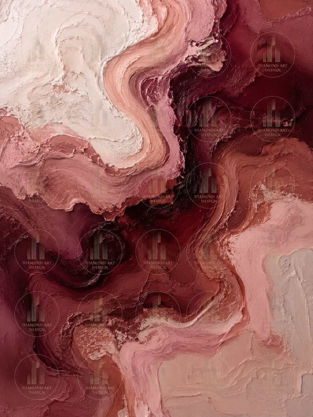 Expressive Pink Bloom – Set of 4 Printable Abstract Artworks