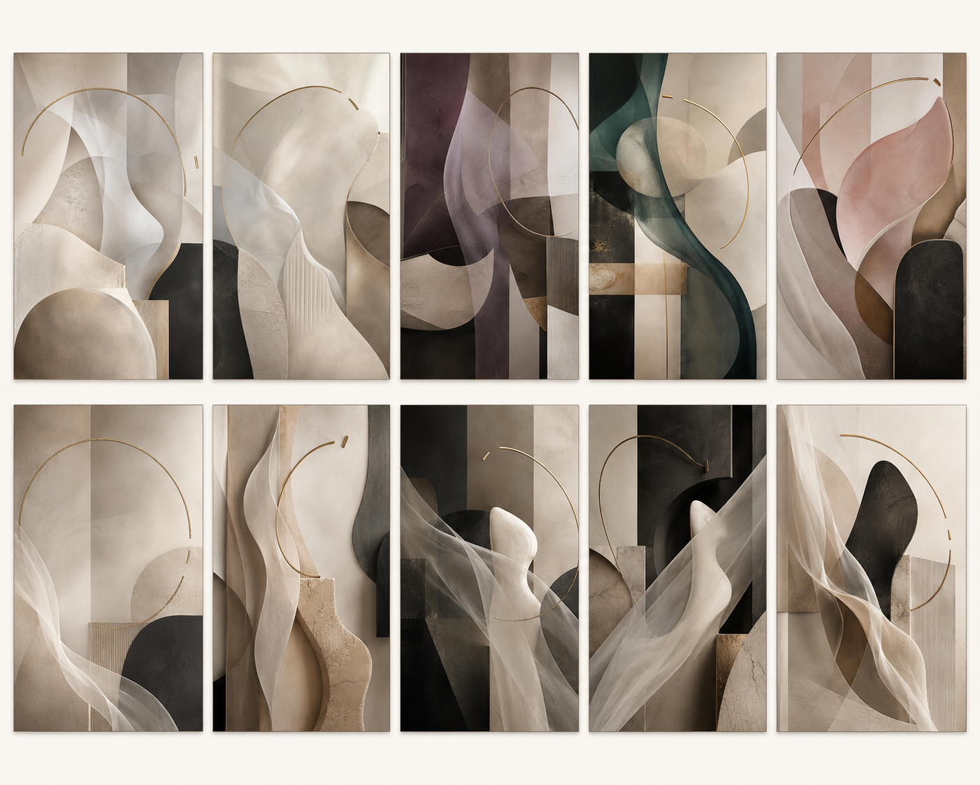 Elevated Calm – 10 Piece Digital Art Collection